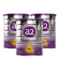 a2 Platinum白金婴儿奶粉1段900g*3罐 须备注身份证才能发货【海外直邮正品不接急单时效8周】